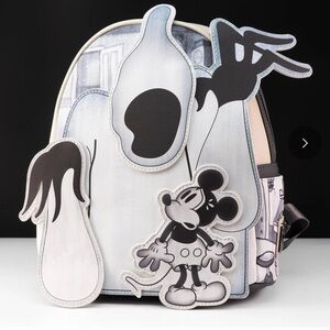 Loungefly Disney HAUNTED HOUSE MICKEY Skeleton Dance Backpack SUPER RARE NWT NIP